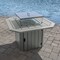 Highwood Usa Oasis Fire Pit Table Outdoor Furniture for Patio, Backyard, Garden AD-FIREPIT01-CGE - alternate 3